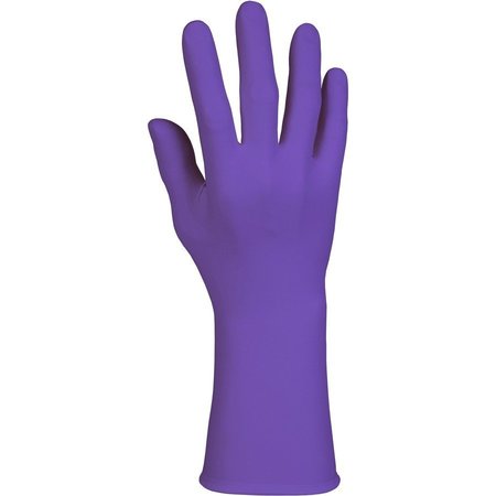 Kimberly-Clark Purple Nitrile-Xtra, Nitrile Exam Gloves, 6 mil Palm, Powder-Free, S, 10 PK (500 CT), Purple KCC50601
